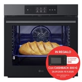 Forno a vapore InstaView | 76L Classe A++ | Blue EasyClean, Air Fry, Air Sous Vide, Pizza 300°C, Display 4,3", Wi-Fi | Nero